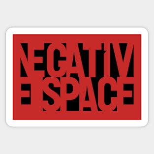 Negative Space Sticker